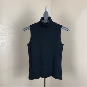Axcess Basic Sleeveless Turtleneck
